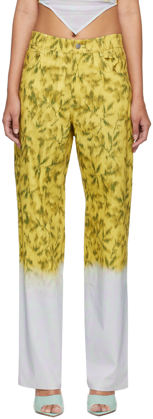 Miaou Yellow Fargo Trousers