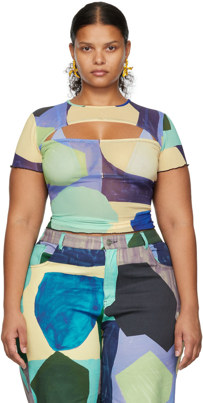 Ssense Donna Abbigliamento Top e t-shirt Top Tank top Multicolor Paloma Elsesser Edition Tati Tank Top 