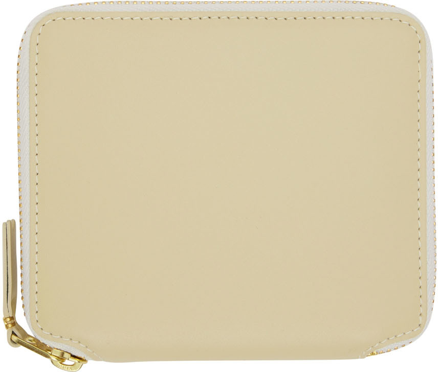 Comme Des Garçons Off-white Classic Leather Zip Wallet