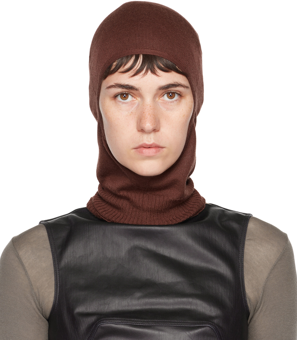 Brown Cashmere Balaclava