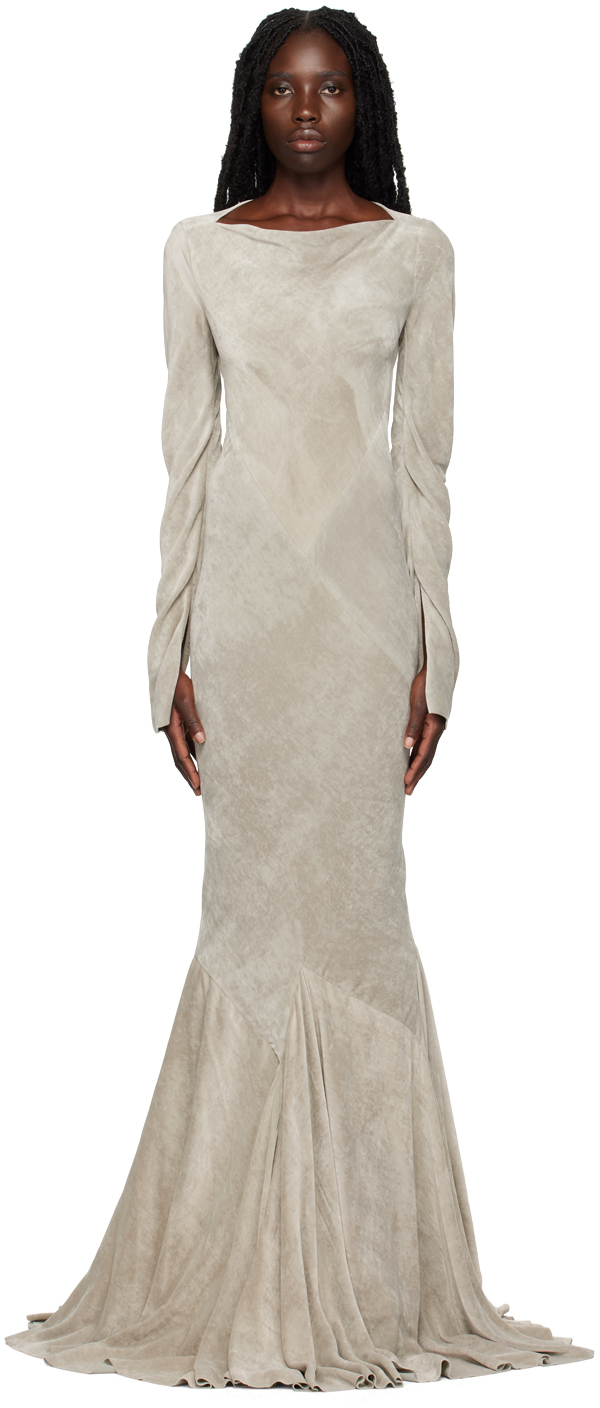 Off-White Glenda Maxi Dress by Rick Owens on Sale