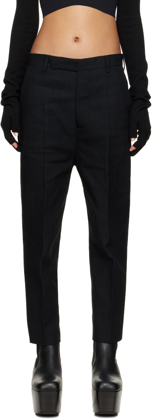 Black Astaires Cropped Trousers