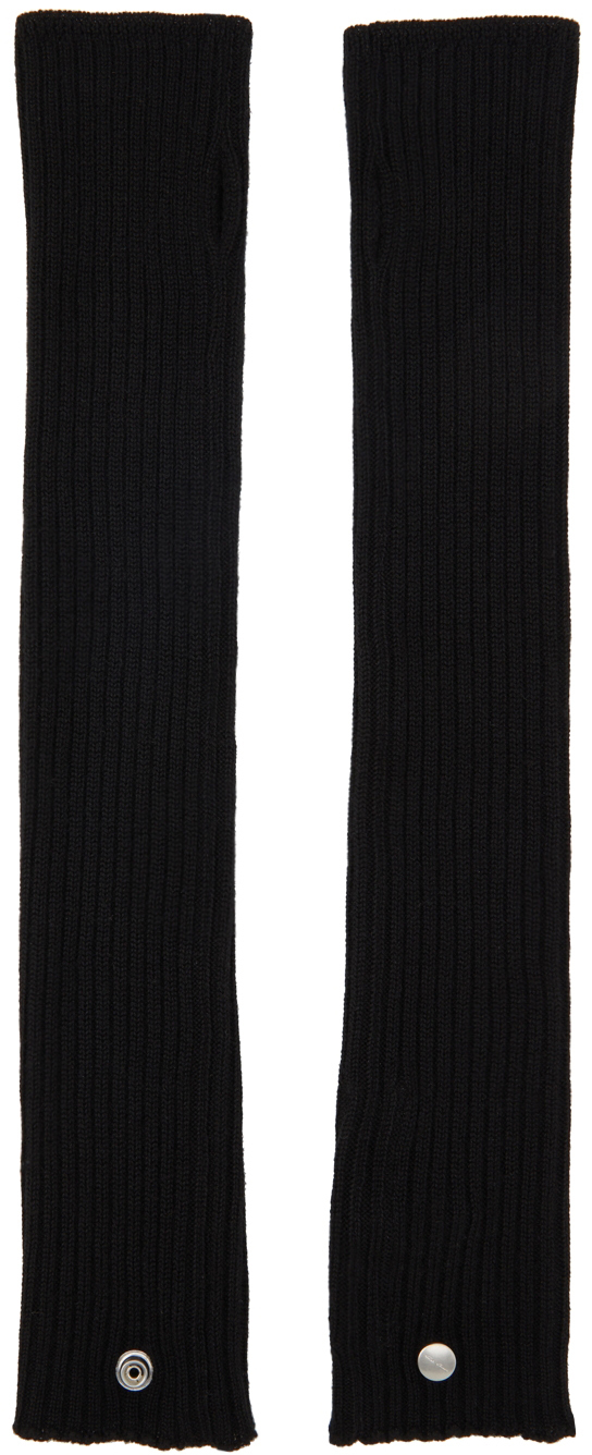 Black Cashmere Arm Warmers