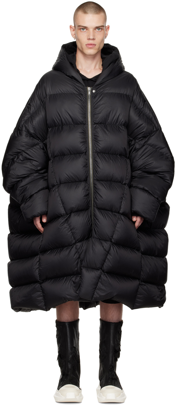 Mens Clothing Coats Long coats and winter coats Save 18% Rick Owens Leather Jumbo Coat in Black for Men 