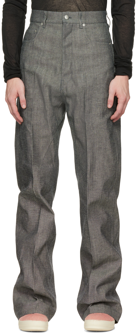 Rick Owens Gray Geth Jeans