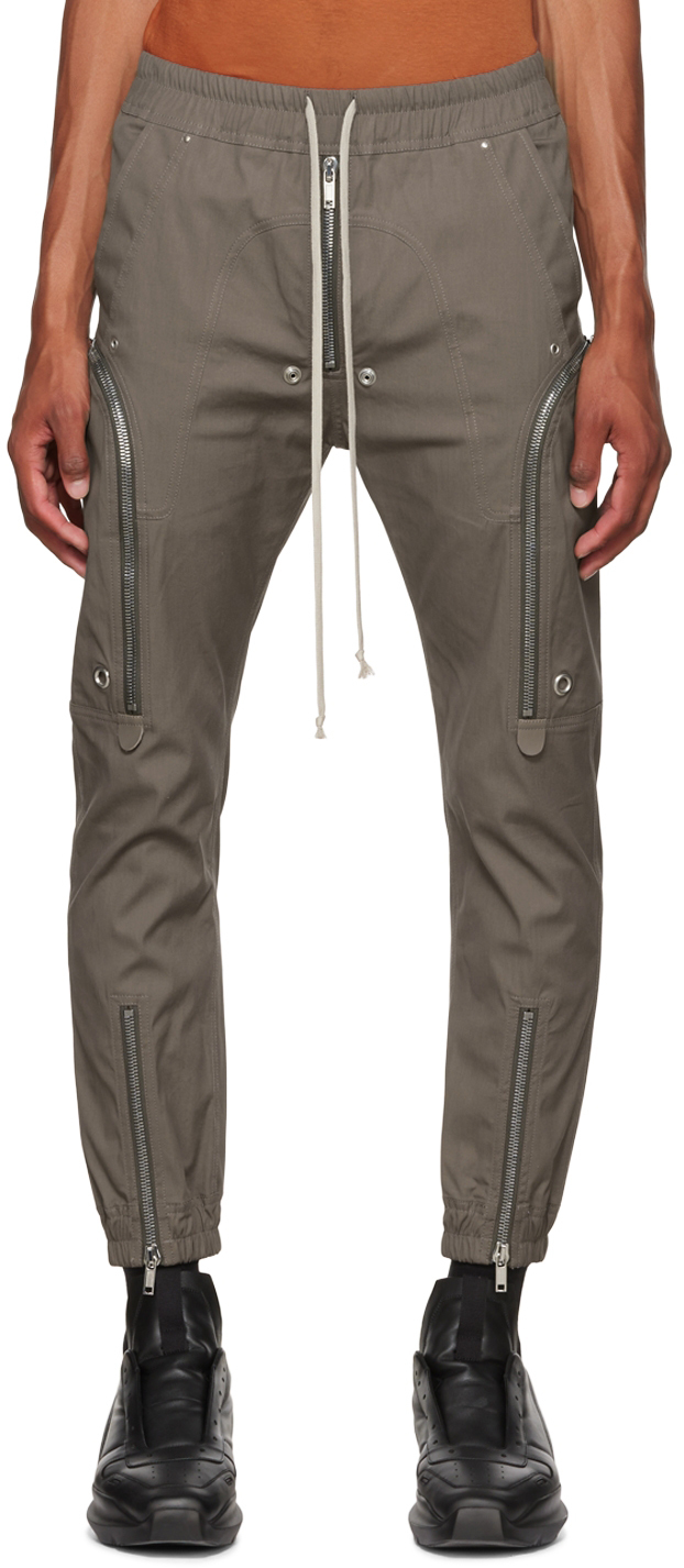 Gray Bauhaus Cargo Pants