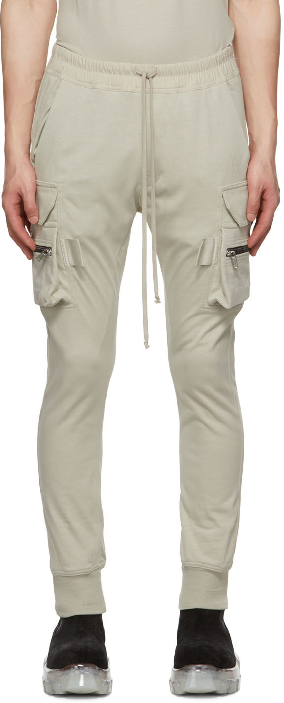 Rick Owens: Beige Mastodon Cargo Pants | SSENSE