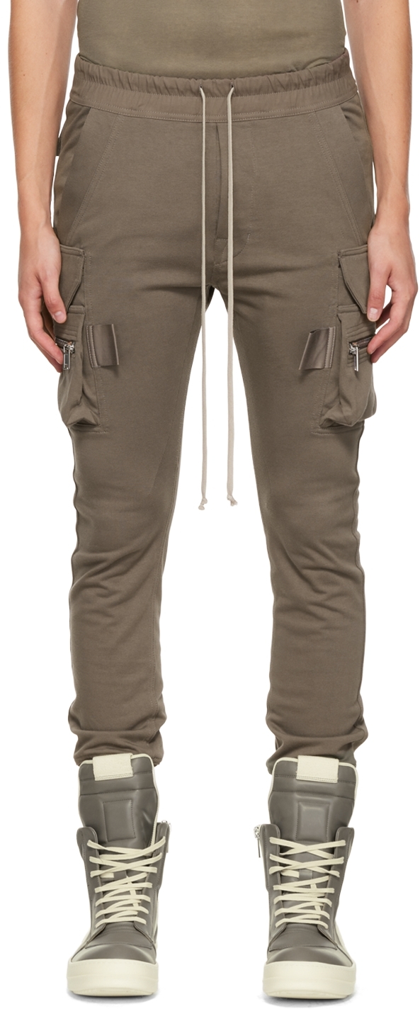 Rick Owens: Gray Mastodon Cargo Pants | SSENSE Canada