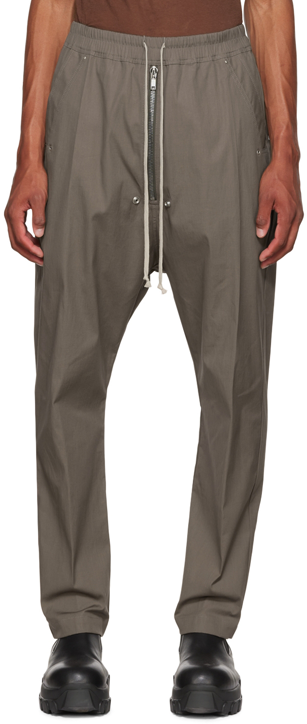 Rick Owens Brown Bela Trousers | Smart Closet