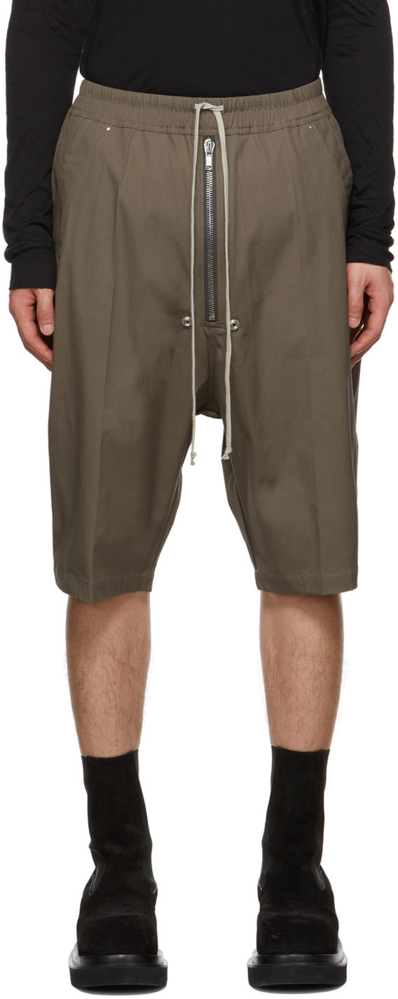 Rick Owens Gray Bela Shorts | Smart Closet