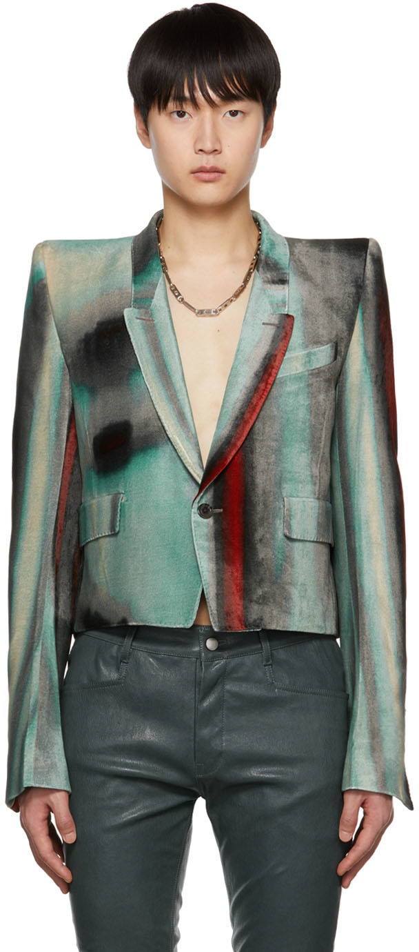 Rick Owens: Multicolor Neue Alice Blazer | SSENSE