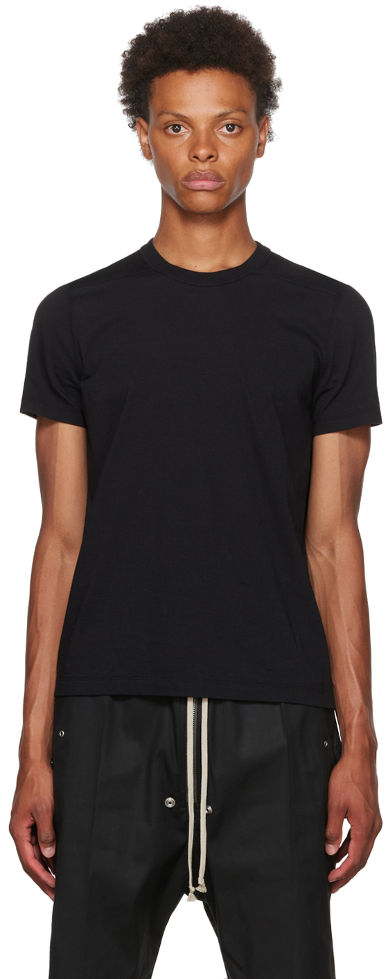 Rick Owens: Black Short Sleeve T-Shirt | SSENSE