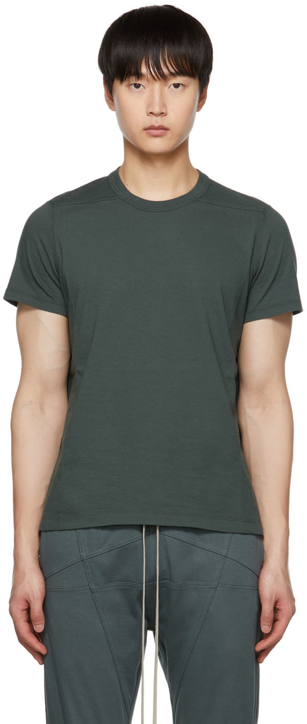 Rick Owens Green Grid Level T-Shirt