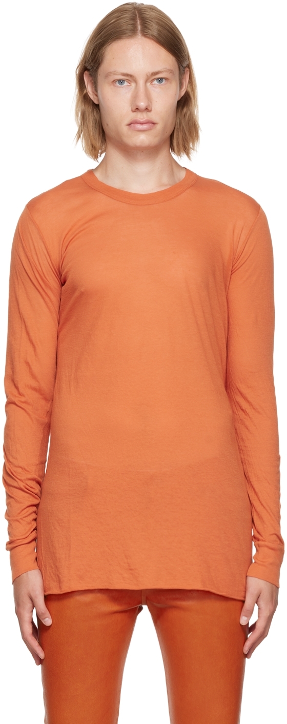 Ssense Uomo Abbigliamento Top e t-shirt Top Orange Arc Long Sleeve T-Shirt 