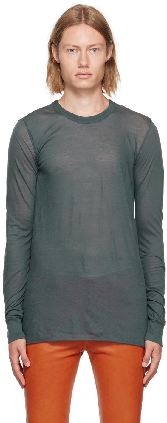 Rick Owens Synthetik T-shirts in Schwarz für Herren Herren Bekleidung T-Shirts Langarm T-Shirts 