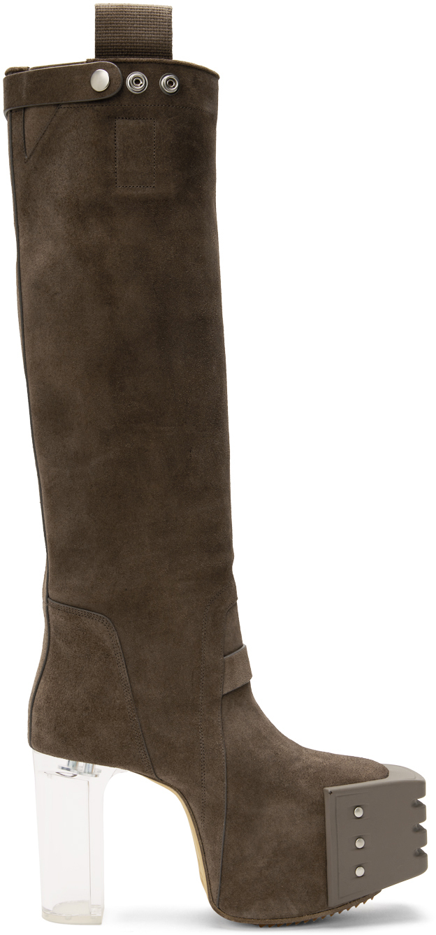 Bottes à Enfiler Grises Enfant TU - Taille UK 12, Fausse Fourrure, Occasion