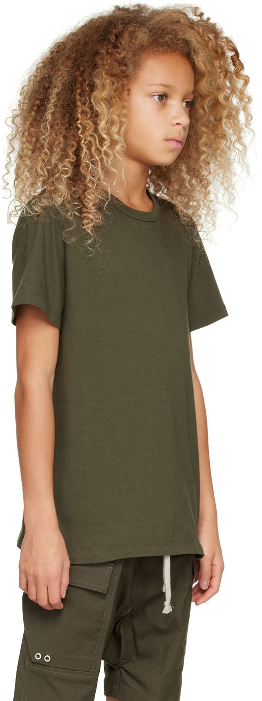 Rick Owens Cotton Jersey T-shirt In 15 Green