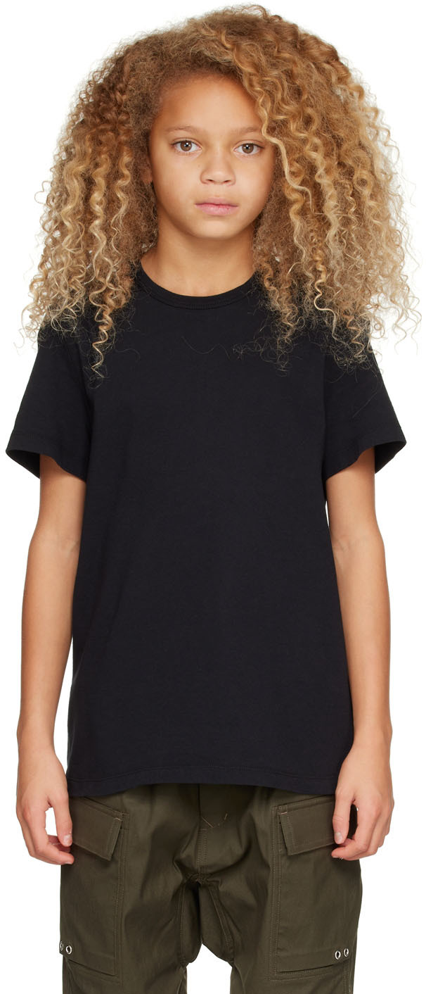 Kids Black Patch T-Shirt Ssense Abbigliamento Top e t-shirt T-shirt T-shirt a maniche corte 