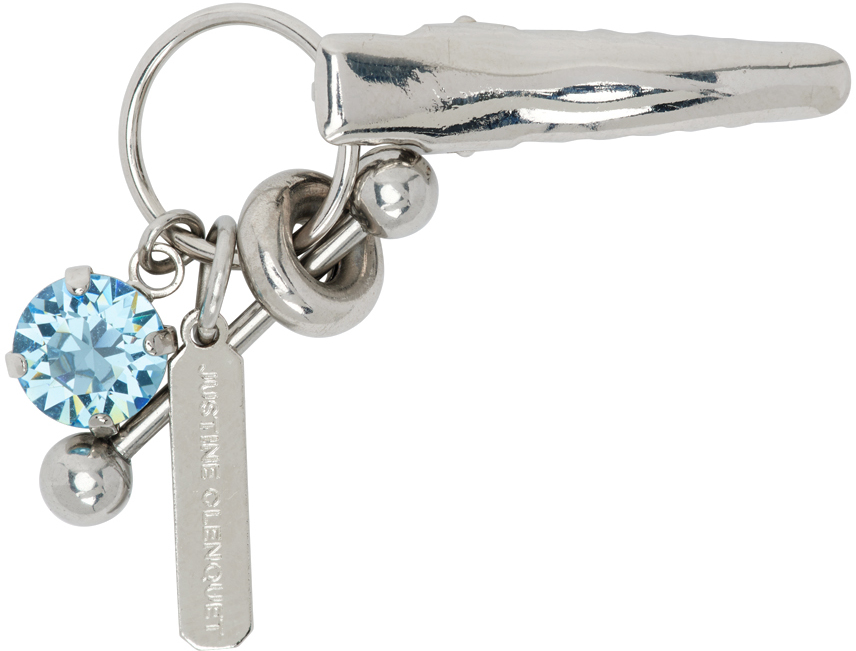 Justine Clenquet SSENSE Exclusive Silver Althea Hair Clip