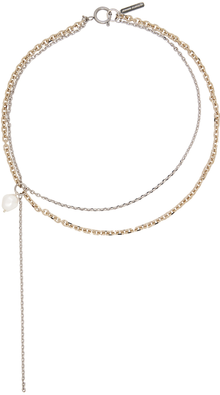 Justine Clenquet Gold & Silver Dean Necklace