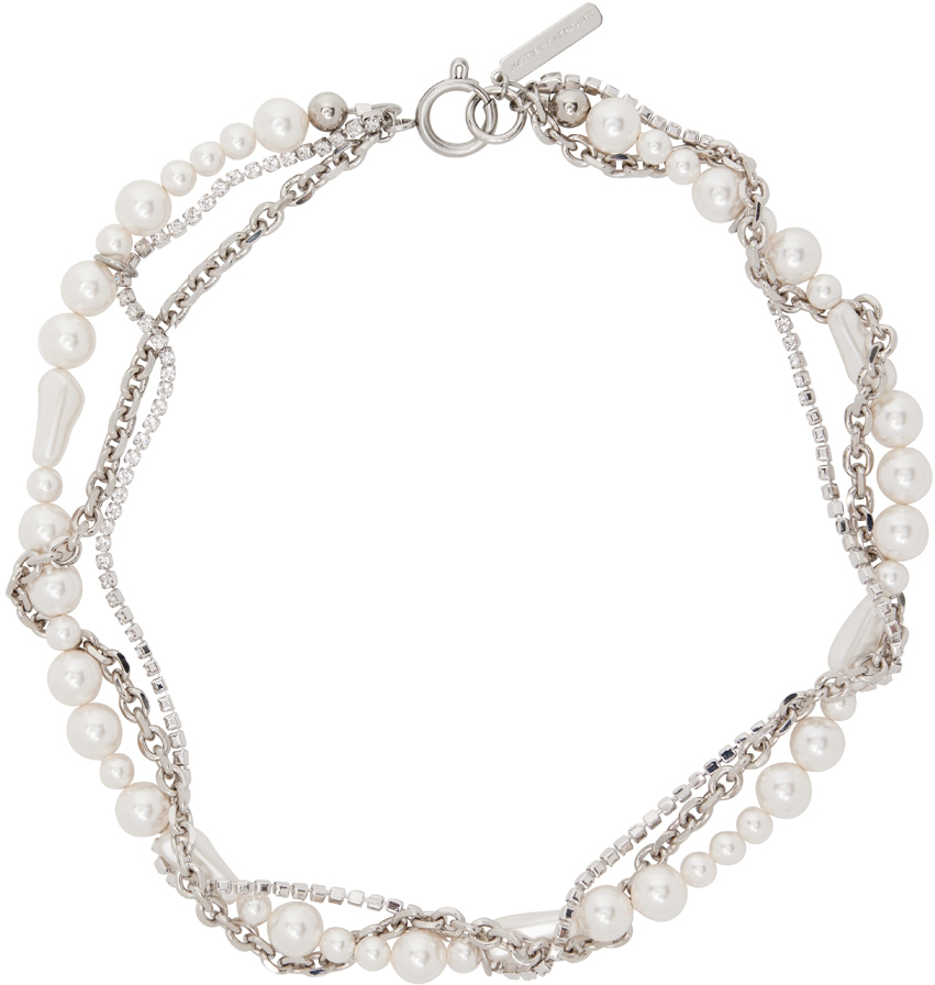 Justine Clenquet: Silver Taylor Necklace | SSENSE