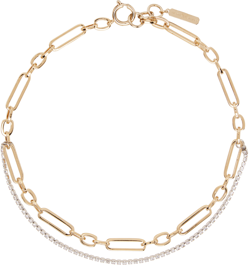 Justine Clenquet Gold Paloma Necklace