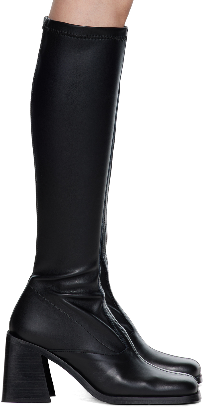 Justine Clenquet Black Eddie Tall Boots