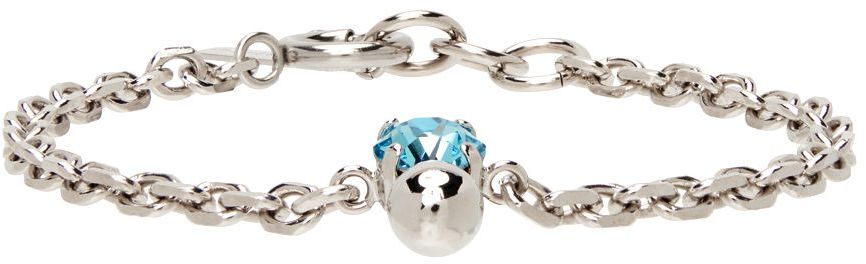Ssense Uomo Accessori Gioielli Bracciali SSENSE Exclusive Silver Maddy Bracelet 