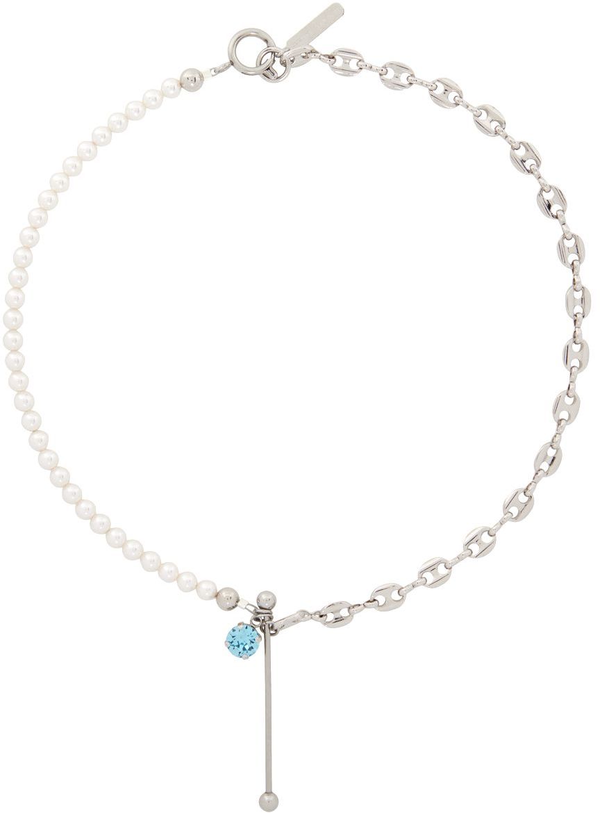 Justine Clenquet: SSENSE UK Exclusive Silver Maddy Necklace | SSENSE