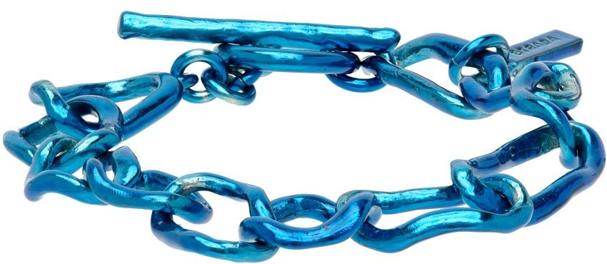 Collina Strada Blue Crushed Chain Bracelet