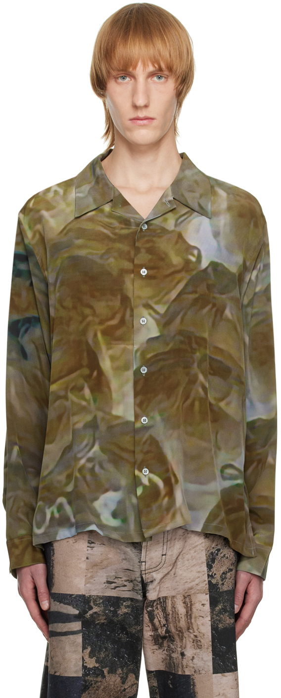 Green Bags Shirt by Serapis on Sale