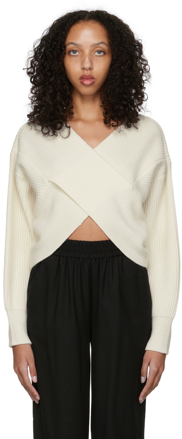 Missing You Already Off-White Wool Sweater