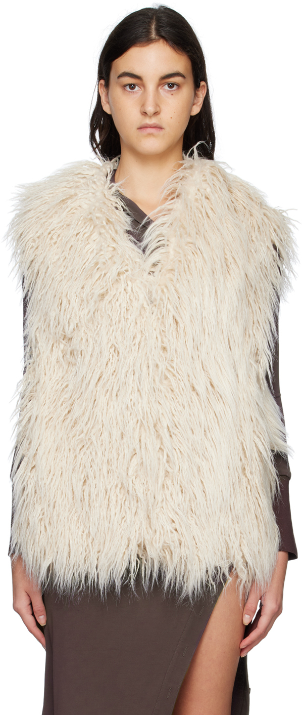 Off-White Eco Fur Vest