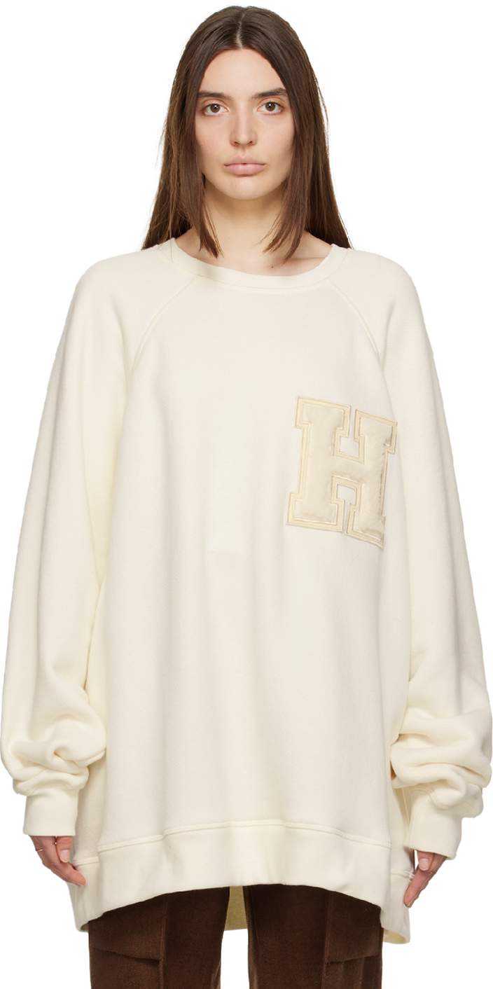 HALFBOY Off-White Over Patch Sweatshirt