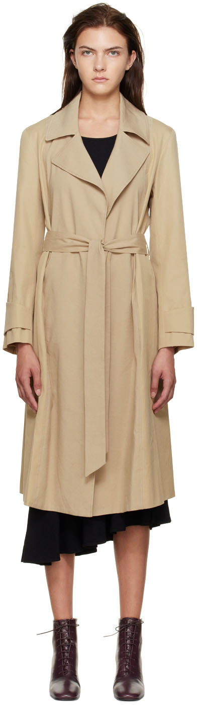 Khaki Trench Coat Ssense Donna Abbigliamento Cappotti e giubbotti Soprabiti Impermeabili 