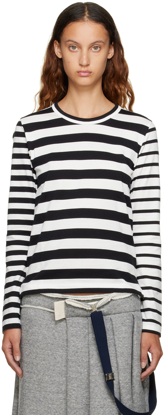 Comme des Garçons Black & White Striped T-Shirt