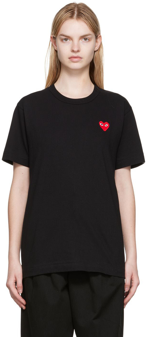 Comme des Garçons Play Black Heart Patch T-Shirt