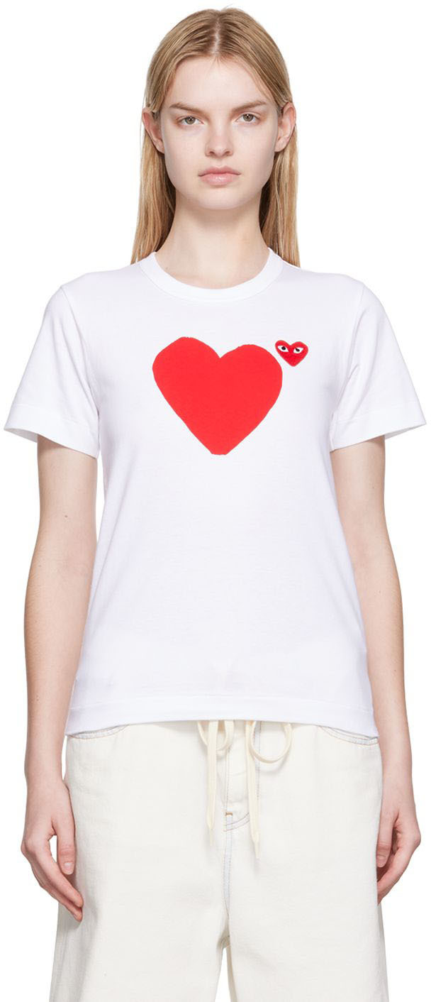 Ssense Donna Abbigliamento Top e t-shirt T-shirt Polo Heart Patch Polo 