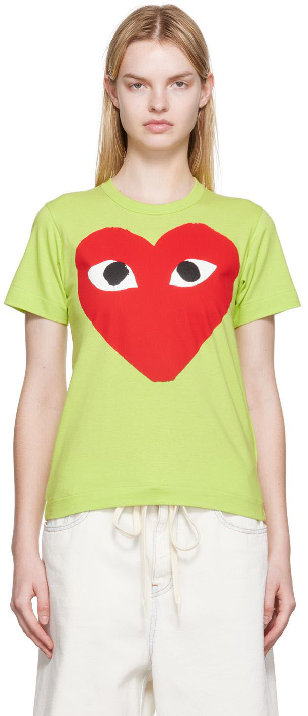 Comme des Garçons Play Green Big Heart T-Shirt