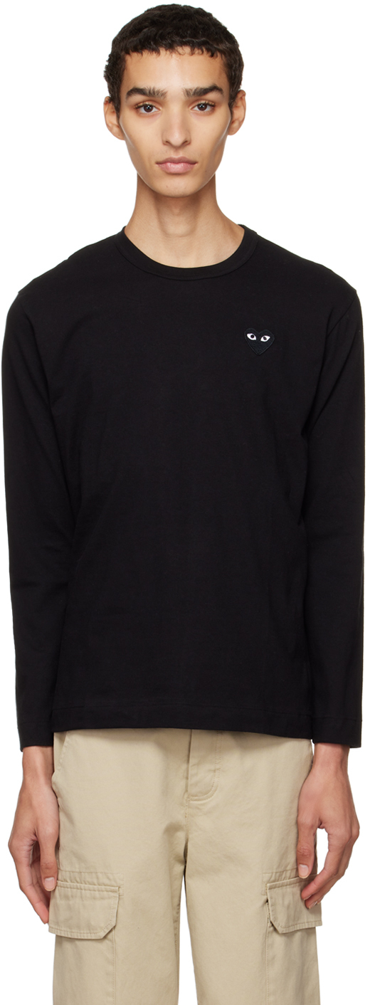 COMME des GARÇONS PLAY Black Heart Long Sleeve T-Shirt