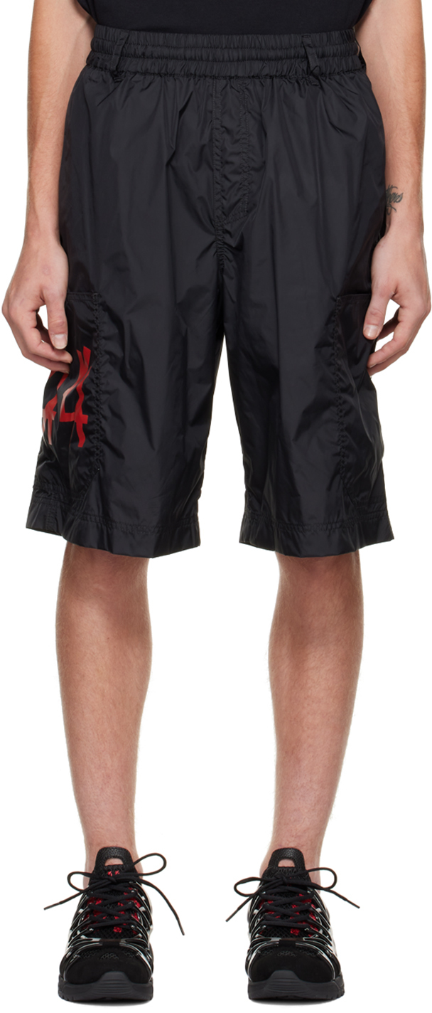 Black Cargo Shorts