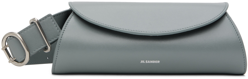 Jil Sander Blue Mini Cannolo Shoulder Bag
