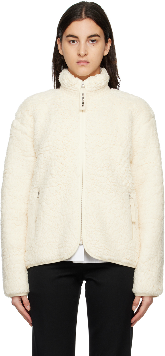 Jil Sander Off-White Paneled Jacket