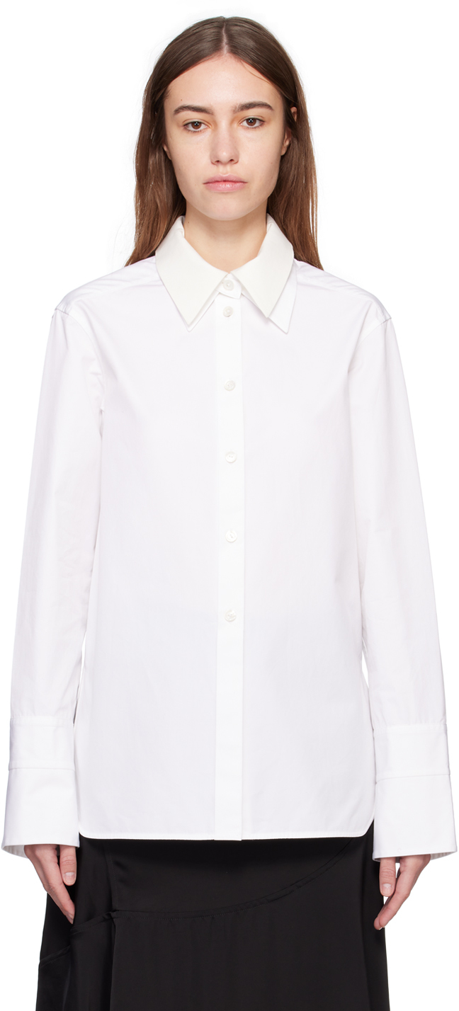 White Heavy Shirt by Jil Sander on Sale