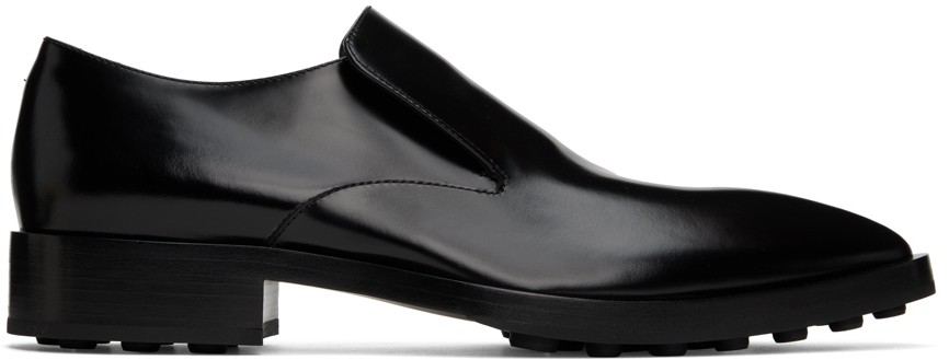 Black Calfskin Loafers