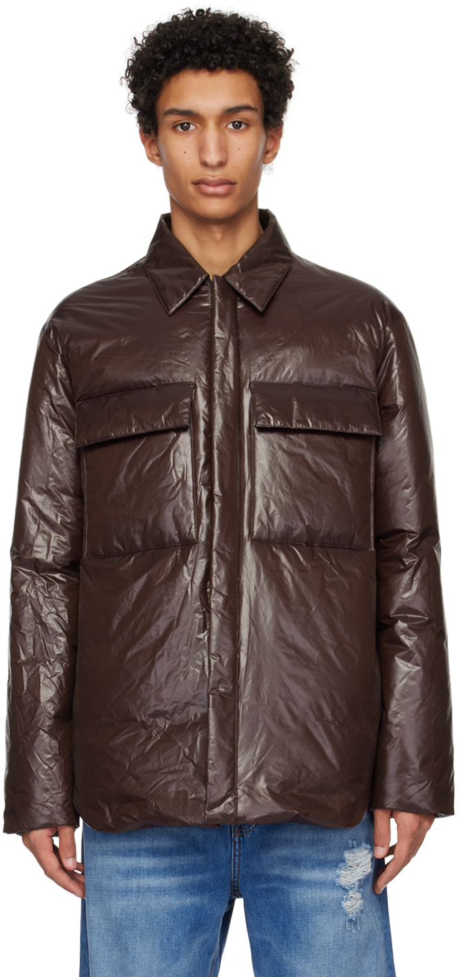 SSENSE Exclusive Brown Down Jacket