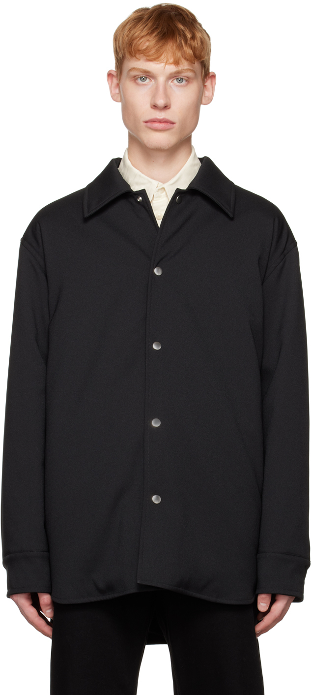 Jil Sander Black Insulated Shirt