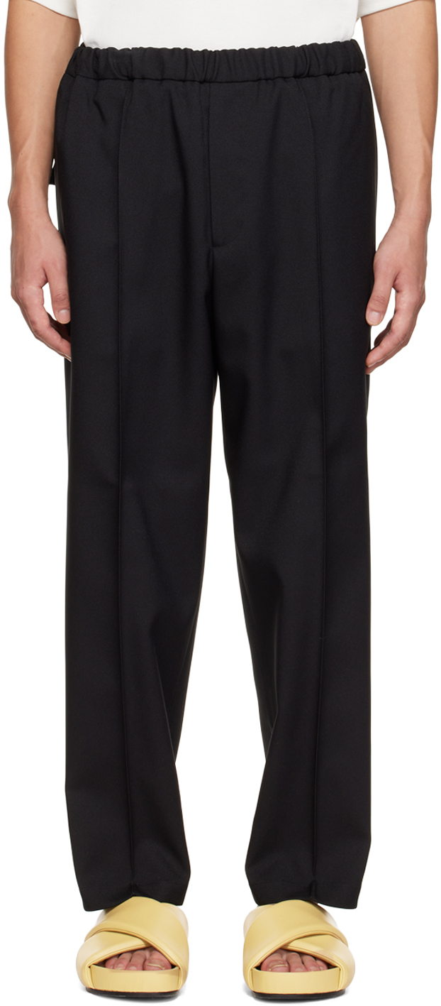 Black Drawstring Trousers