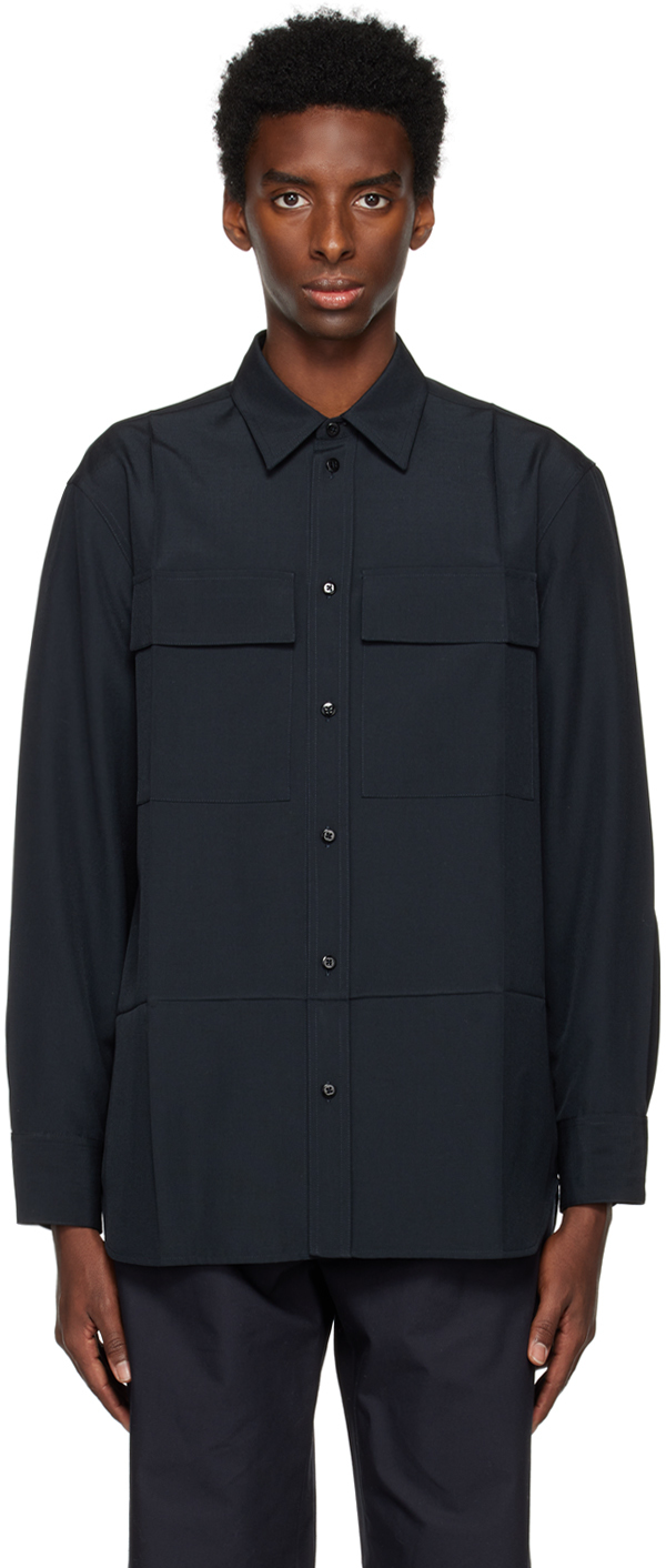 Jil Sander Black Button Up Shirt