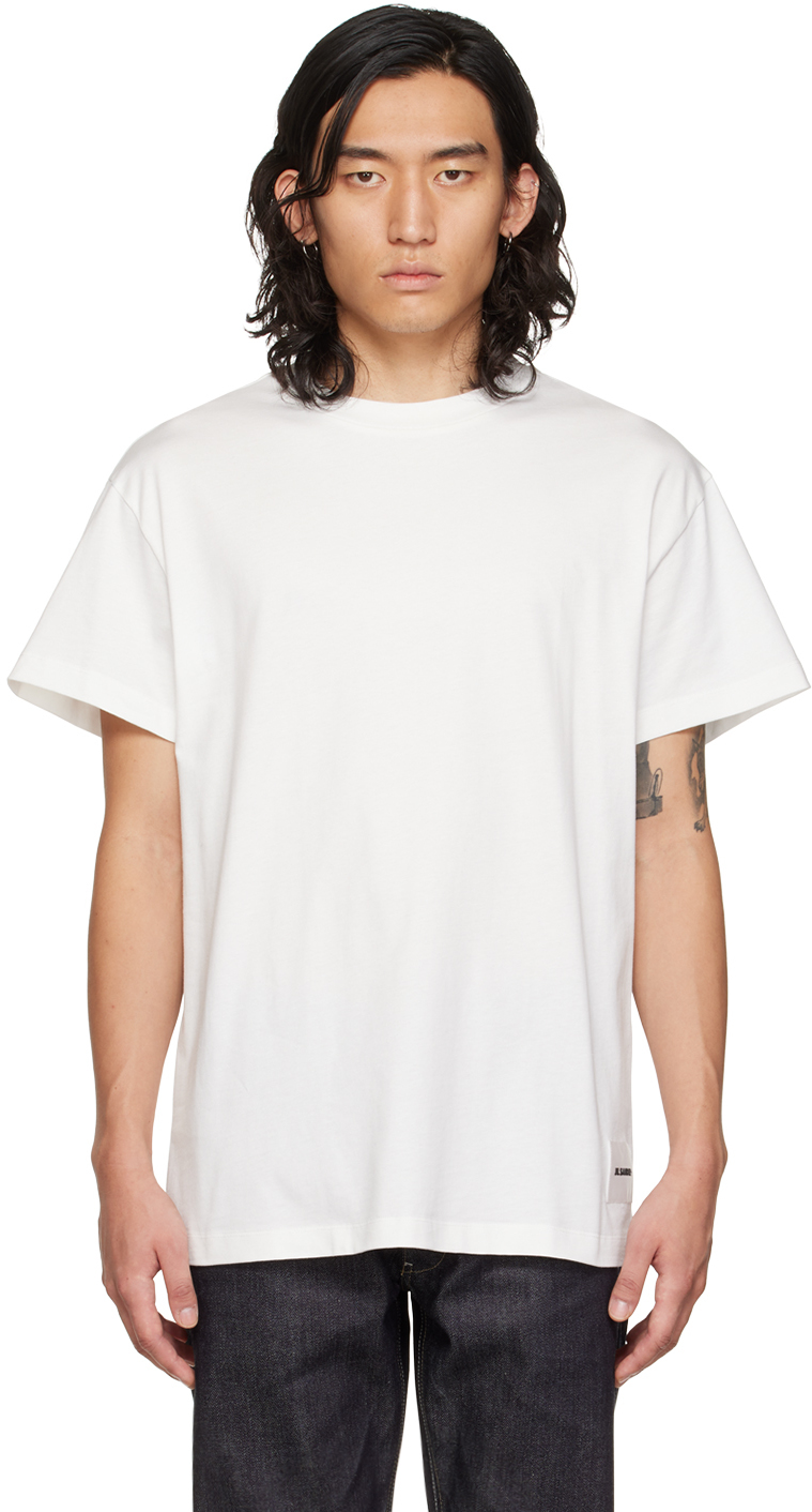 Jil Sander ホワイト Tシャツ 3枚セット